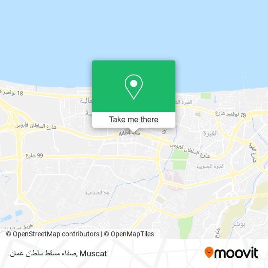 صفاء مسقط سلطان عمان map