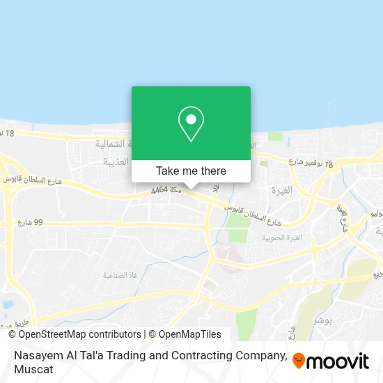 شركة نسائم التلعة للتجارة والمقاولات تضامنية map