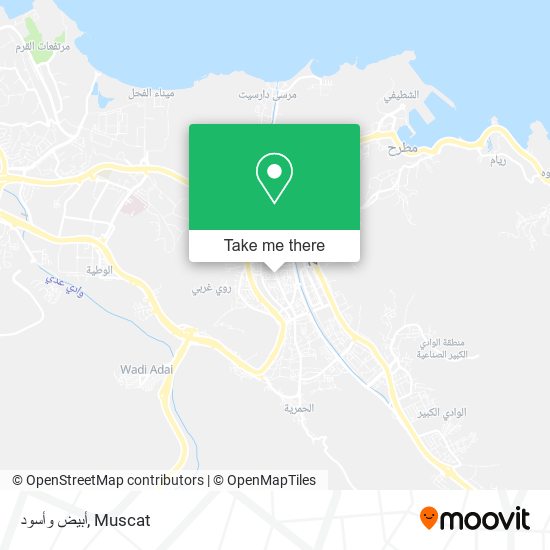 أبيض وأسود map