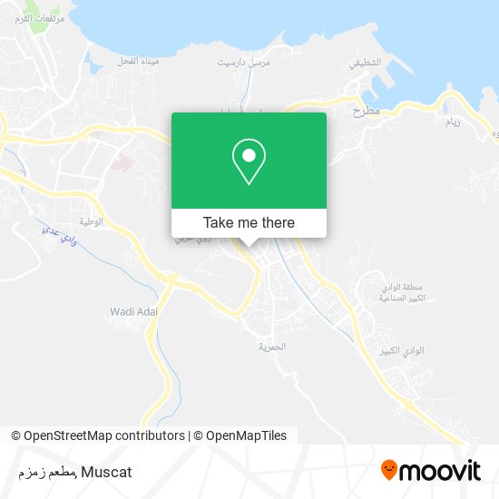 مطعم زمزم map
