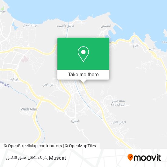 شركه تكافل عمان للتامين map