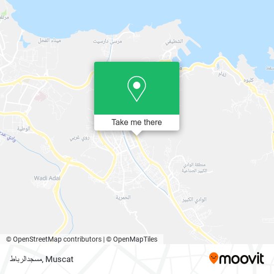 مسجدالرباط map