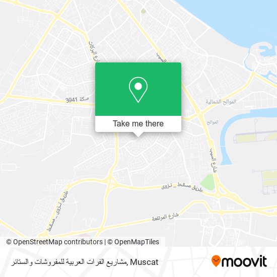 مشاريع الفرات العربية للمفروشات والستائر map