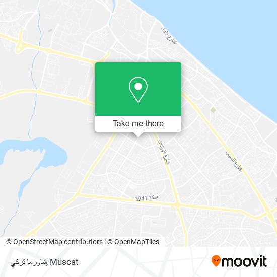 شاورما تركي map