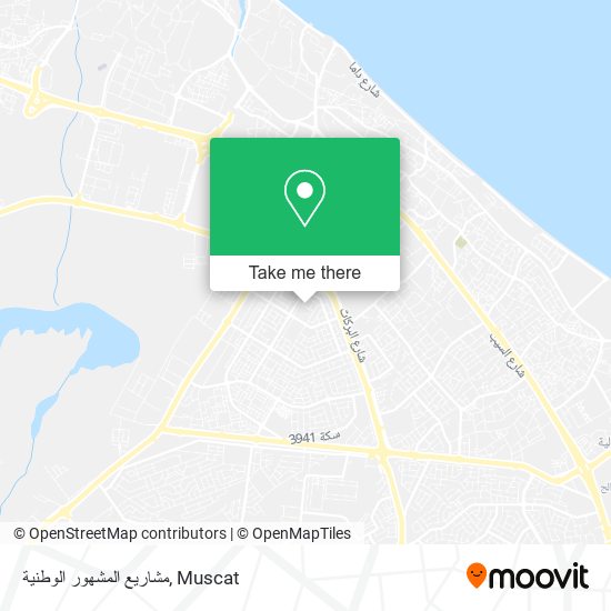 مشاريع المشهور الوطنية map