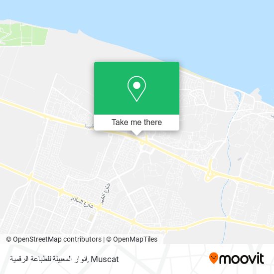 انوار المعبيلة للطباعة الرقمية map