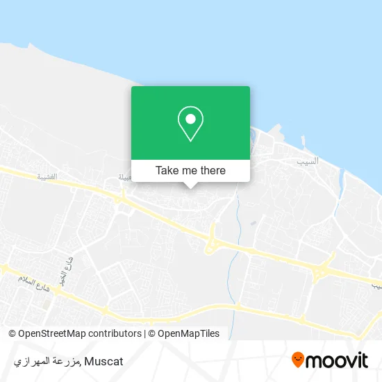 مزرعة المهرازي map