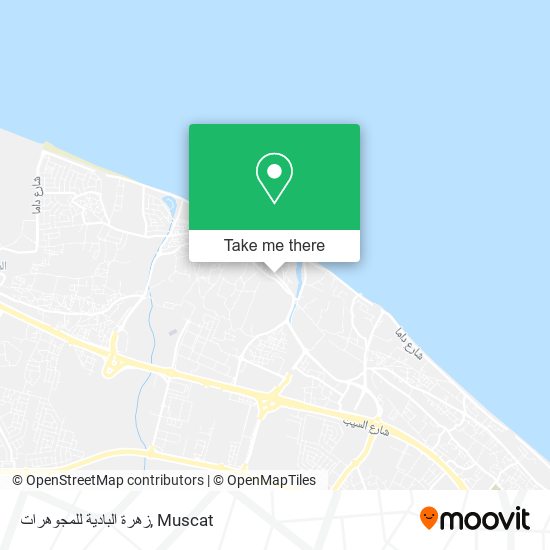 زهرة البادية للمجوهرات map