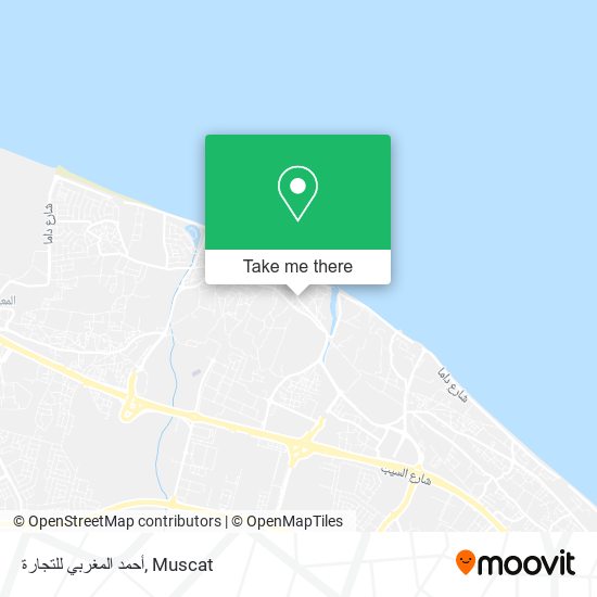 أحمد المغربي للتجارة map