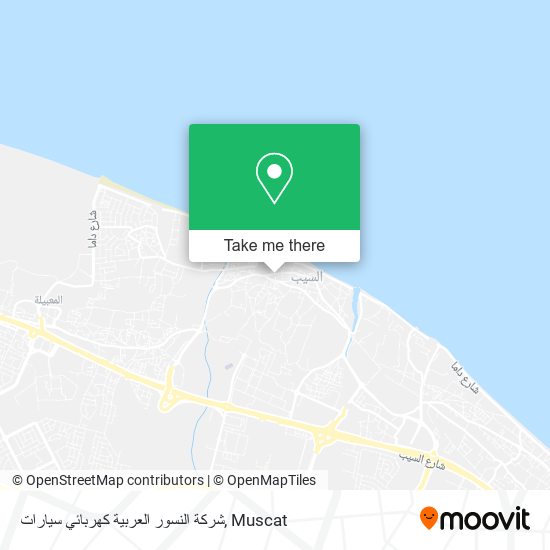 شركة النسور العربية كهربائي سيارات map