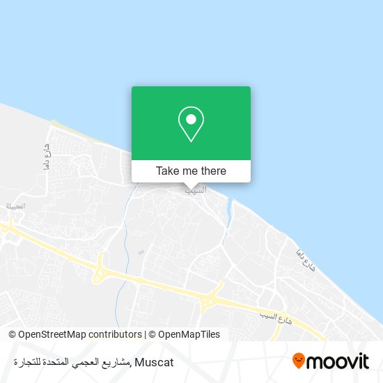 مشاريع العجمي المتحدة للتجارة map