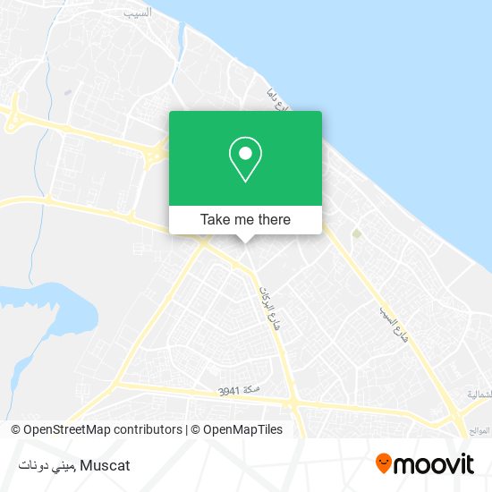 ميني دونات map