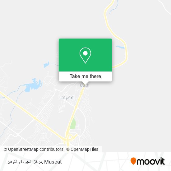 مركز الجودة والتوفير map