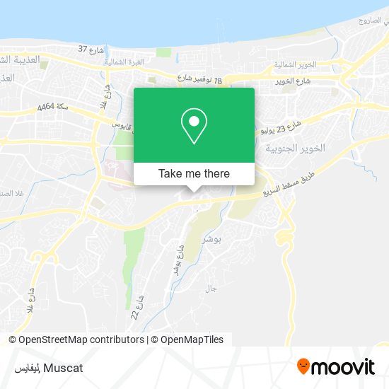 ليفايس map