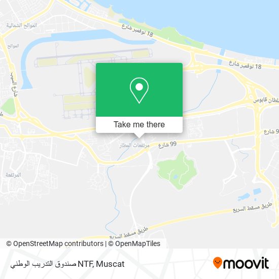 صندوق التدريب الوطني NTF map