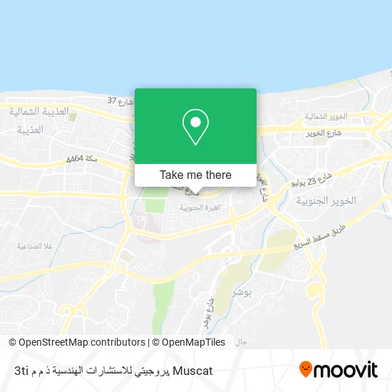 3ti بروجيتي للاستشارات الهندسية ذ م م map