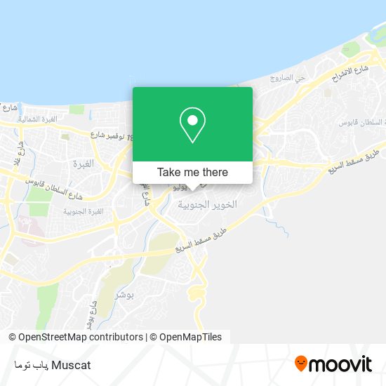 باب توما map