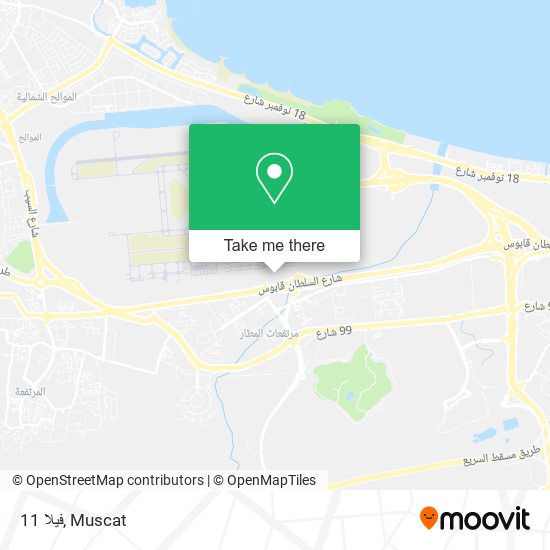 فيلا 11 map