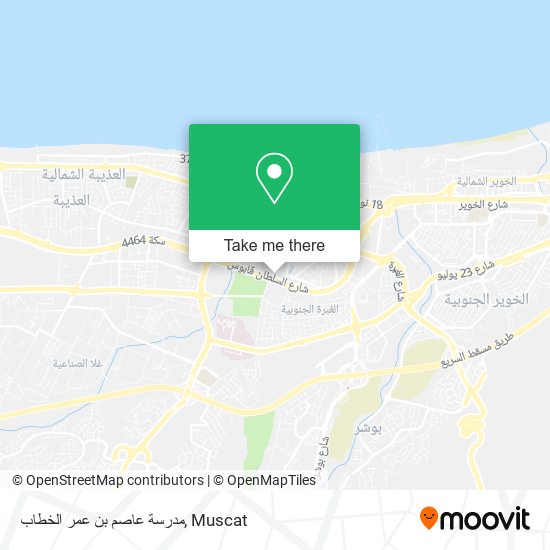 مدرسة عاصم بن عمر الخطاب map