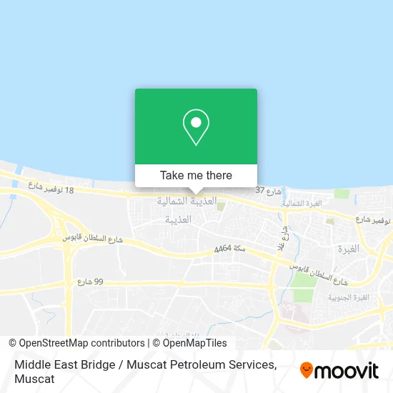 Middle East Bridge / Muscat Petroleum Services map