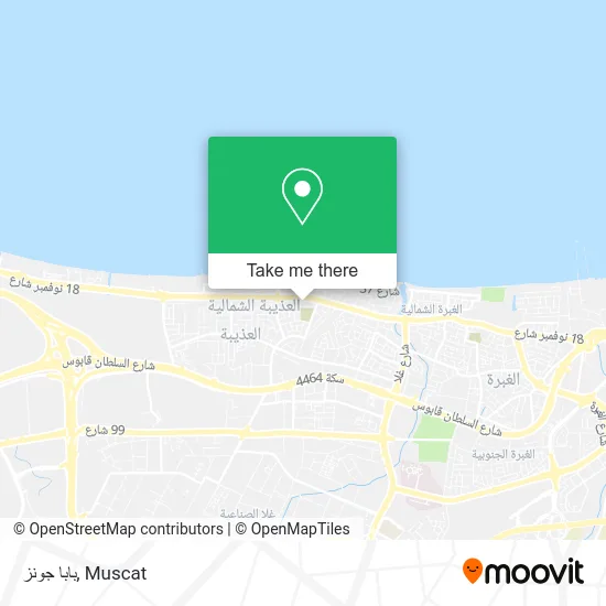 بابا جونز map