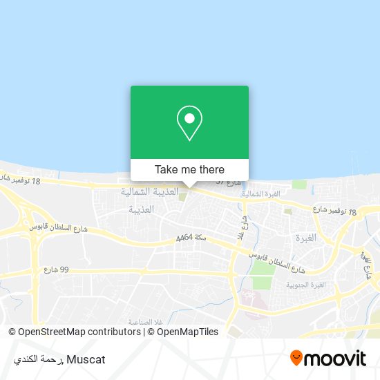 رحمة الكندي map