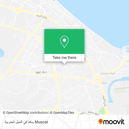 سكنا في الحيل الجنوبية map