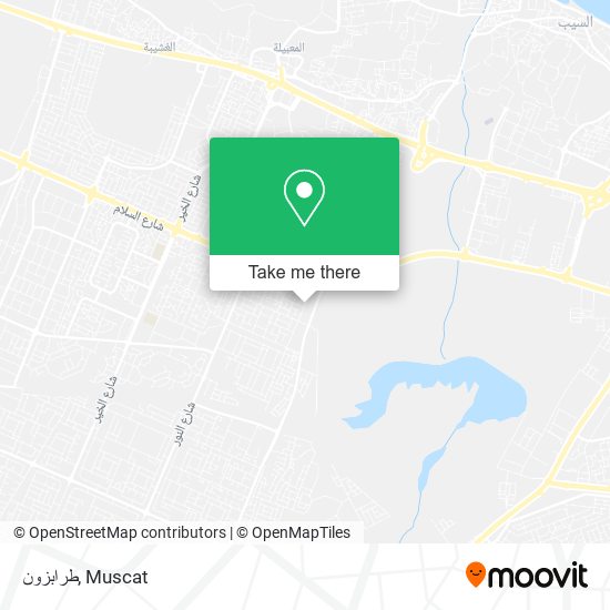 طرابزون map