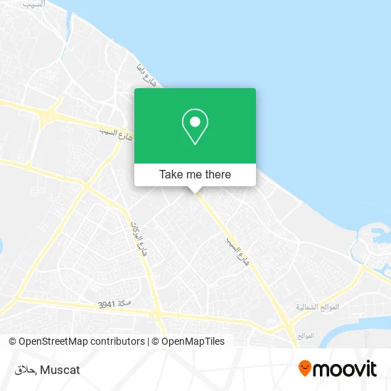 حلاق map