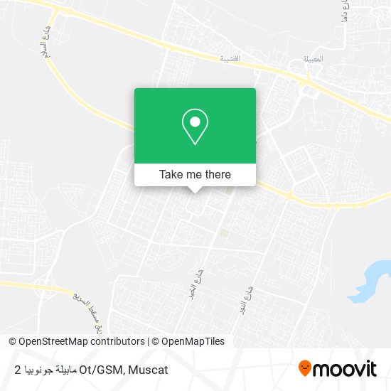 مابيلة جونوبيا 2 Ot/GSM map