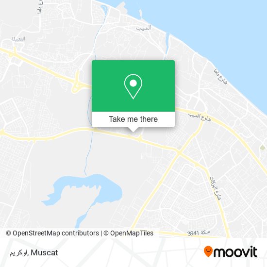 اوكريم map