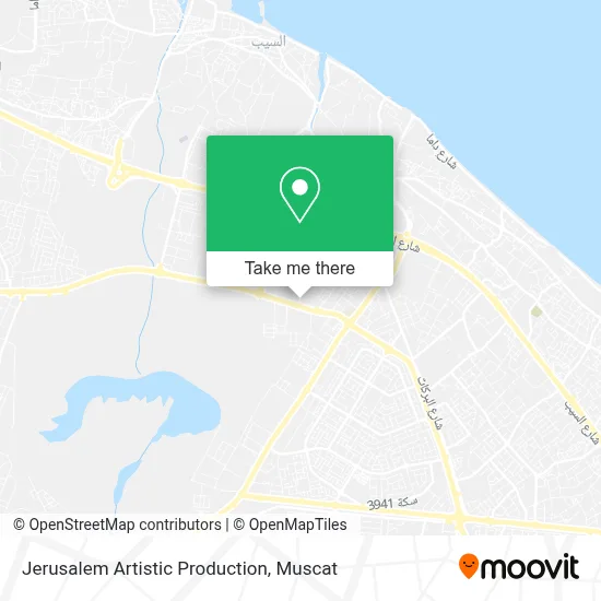 Jerusalem Artistic Production map