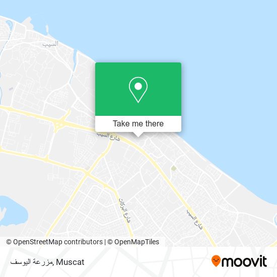 مزرعة اليوسف map