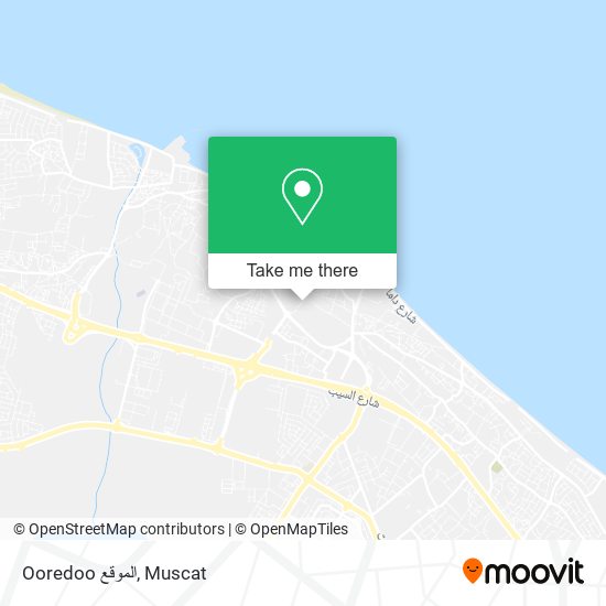 Ooredoo الموقع map