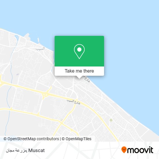 مزرعة مجان map