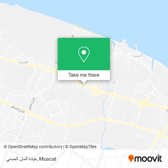 عيادة المان الحسني map