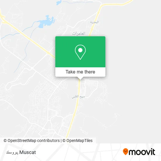 بروستد map