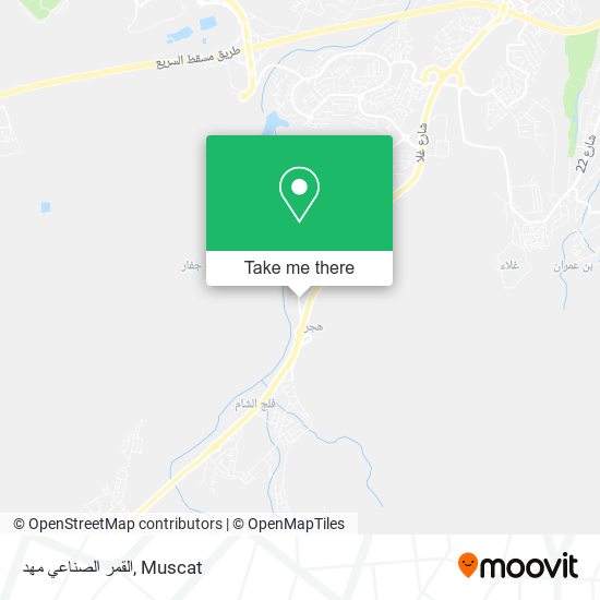 القمر الصناعي مهد map