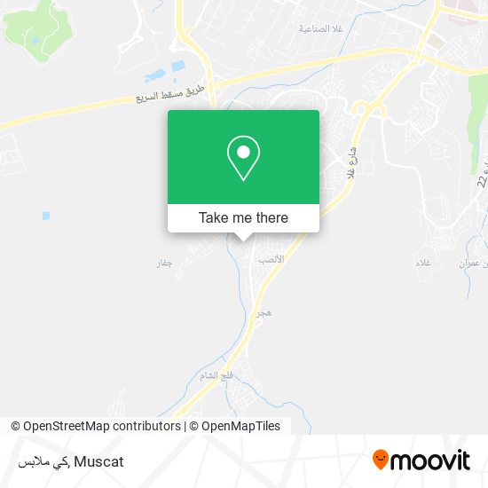 كي ملابس map