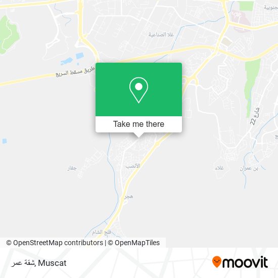 شقة عمر map