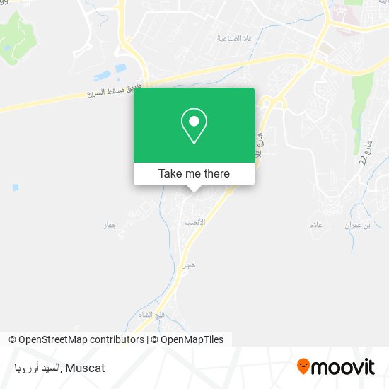 السيد أوروبا map