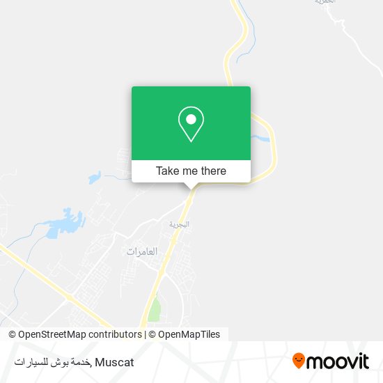 خدمة بوش للسيارات map