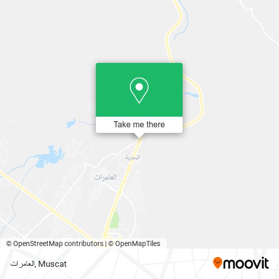 العامرات map