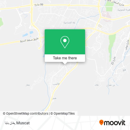 خان بابا map