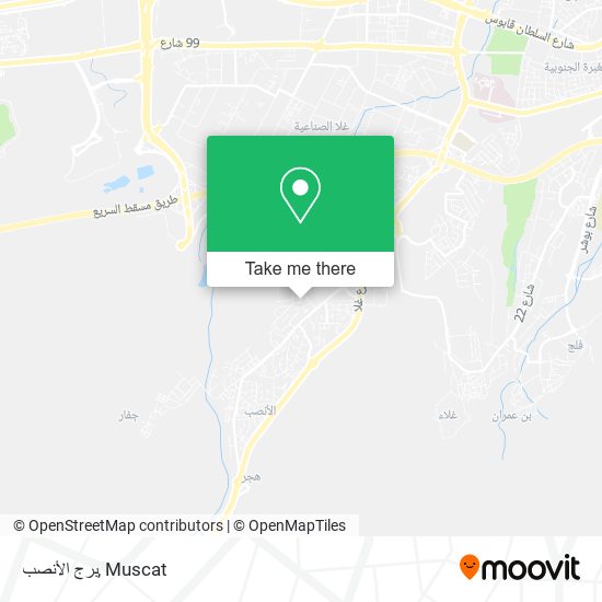 برج الأنصب map