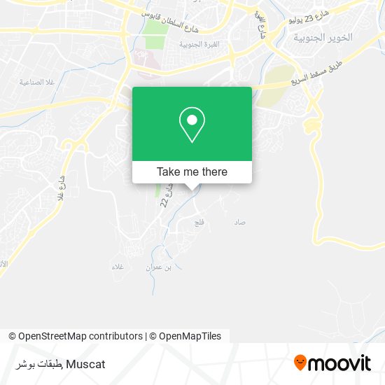 طبقات بوشر map