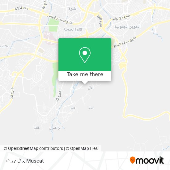 جال فورت map