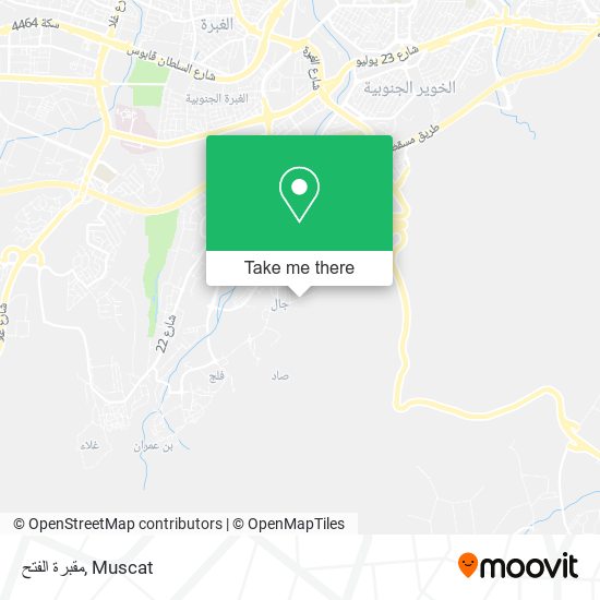 مقبرة الفتح map