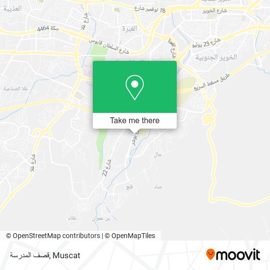 قصف المدرسة map