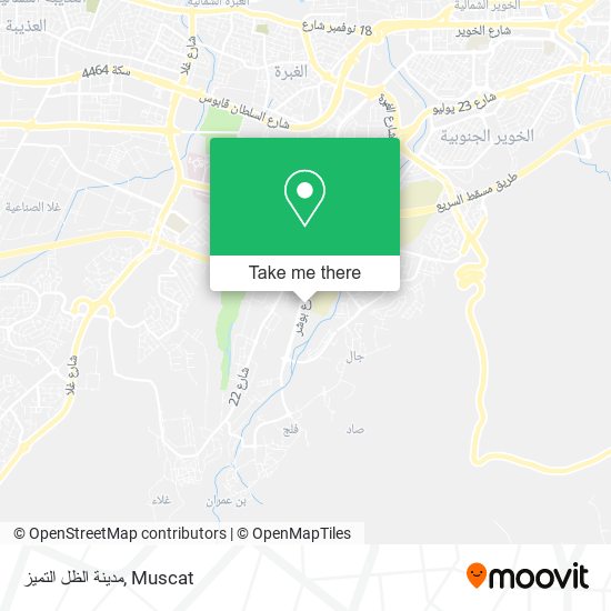 مدينة الظل التميز map